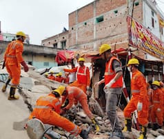 In Pics: Building Collapses in Jharkhand's Deoghar