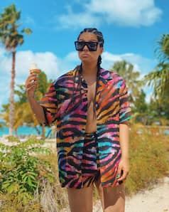 In Photos: Lilly Singh's Smouldering Hot Look Sets Mercury Soaring in Jamaica