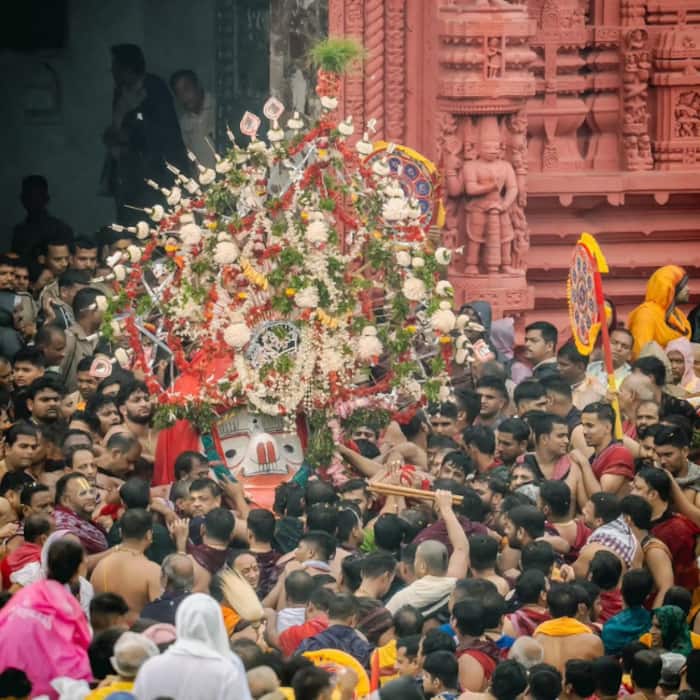 Chants of Jai Jagannath echo through the city