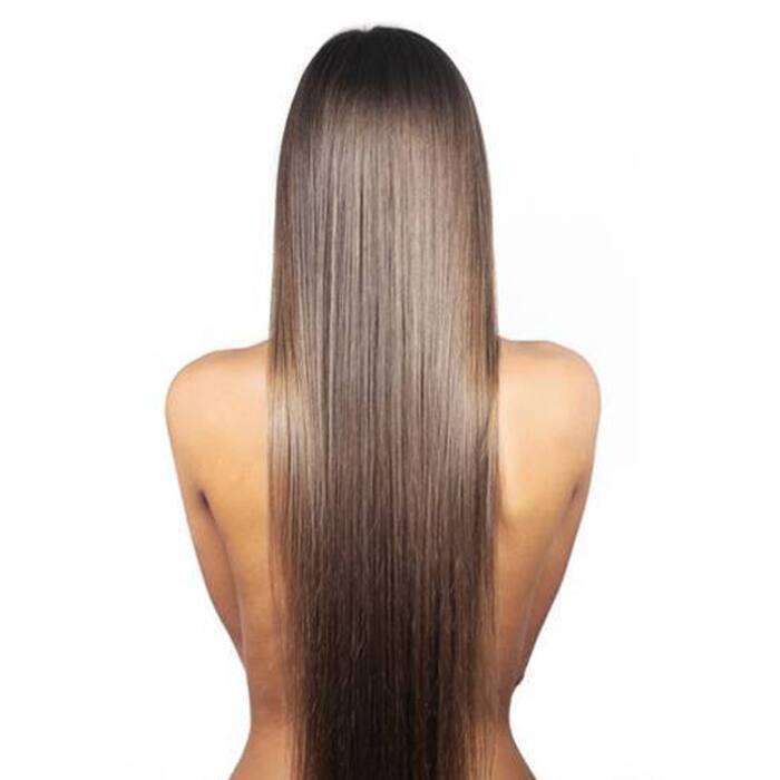 Chemical hair straightening treatment makes you bald