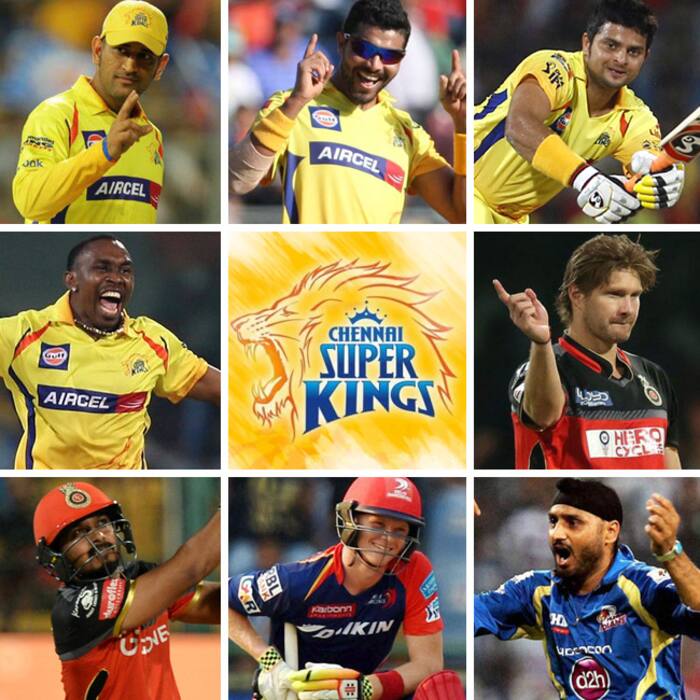 Chennai Super Kings players of IPL 2018