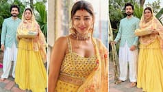 Chhath Puja 2021: Debina Bonnerjee Poses With Her Husband Gurmeet Choudhary in Yellow Sharara and Wins Hearts on the Internet | See Pics