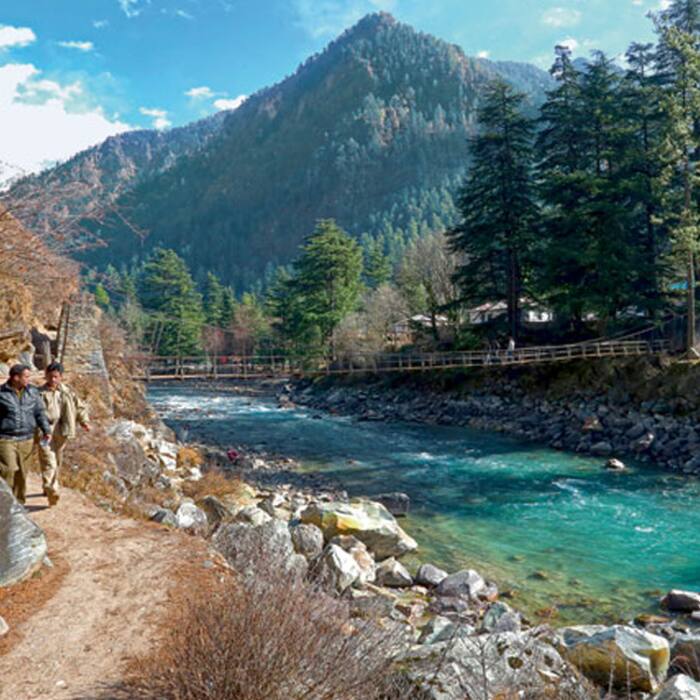 Chilling in Kasol with best friends