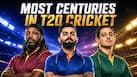 Chris Gayle to Virat Kohli to Quinton de Kock: Batters with most CENTURIES in T20 cricket