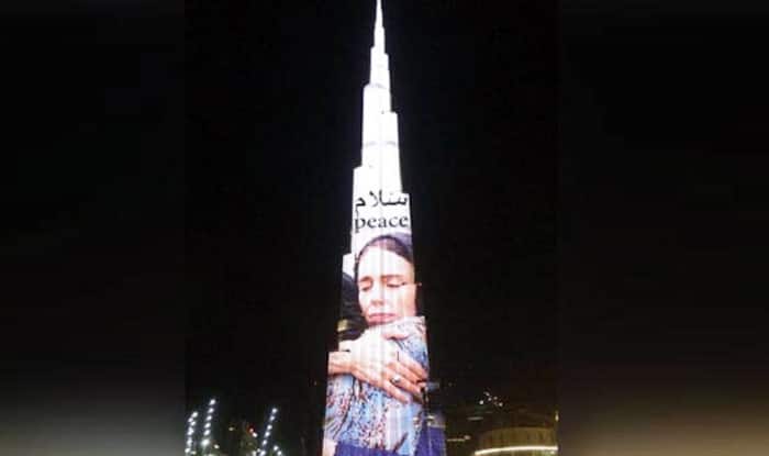 Christchurch Attack: UAE Thanks New Zealand PM Jacinda Ardern For Support to Muslims, Projects Her Picture on Burj Khalifa