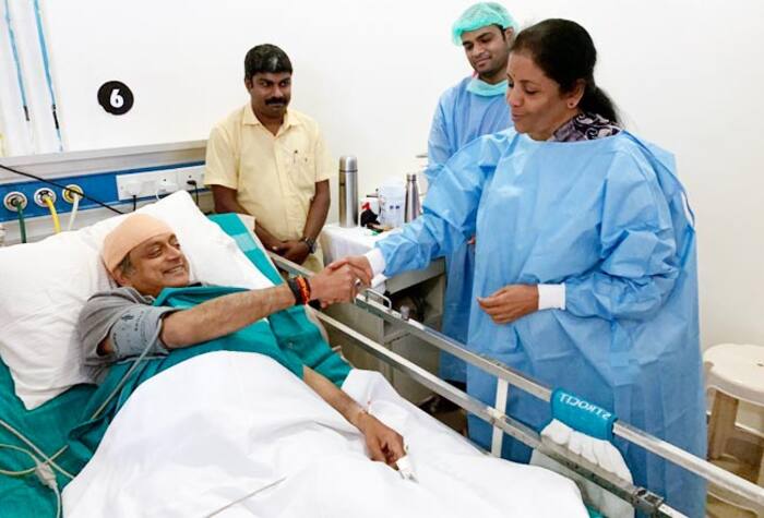 Civility Rare in Indian Politics: Tharoor After Sitharaman Visits Him in Hospital