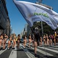 IN PICS: Miss BumBum 2017 contestants march the streets of Sau Paulo in Brazil!