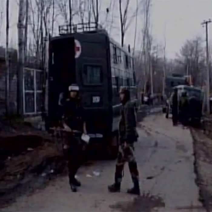Cordon and search operations started by security forces in Dailgam village in Anantnag district