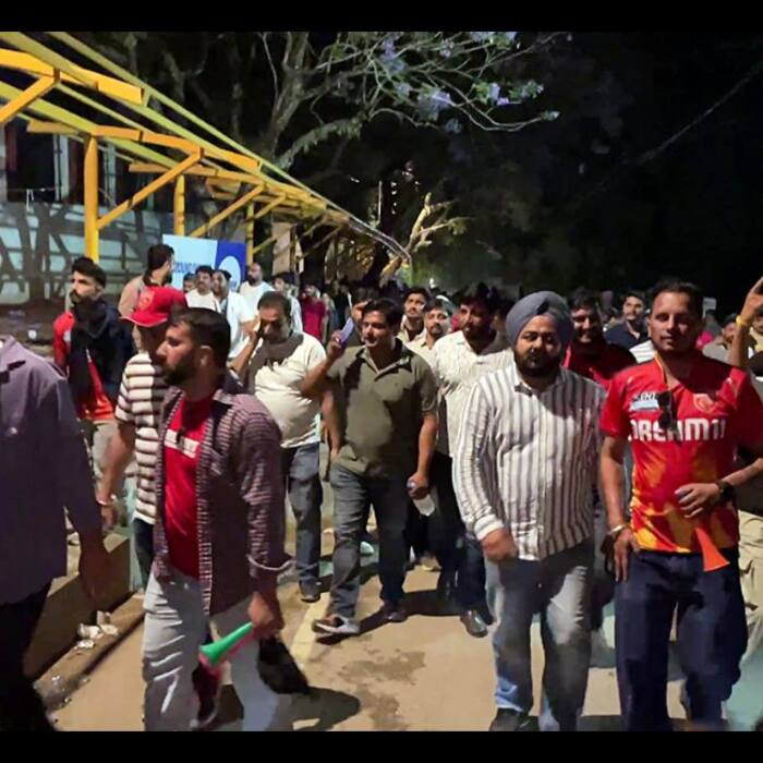 Crowd in Dharamsala was evacuated after 11 overs in first innings