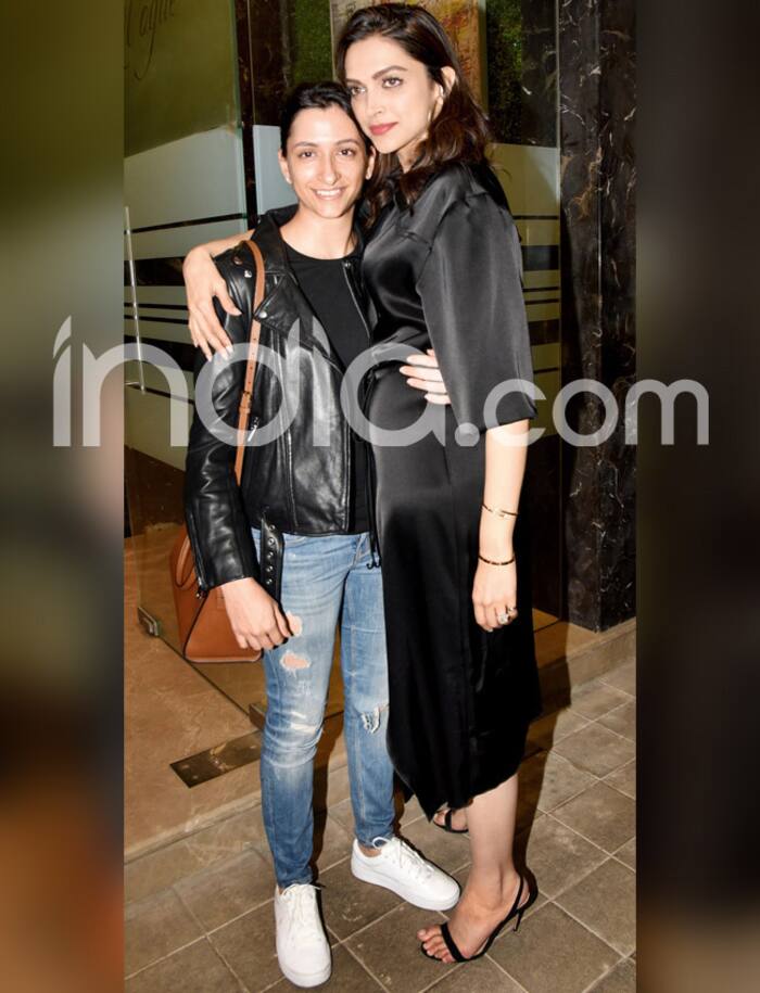 Deepika Padukone and Anisha Padukone at the party