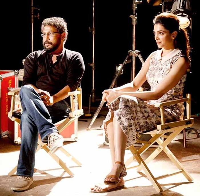 Deepika Padukone and Shoojit Sircar for Piku promotions