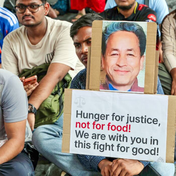 Delhi police abruptly removed him from the protest site in the national capital.