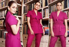 Dia Mirza Exudes High Dose of Elegance in Stunning Pink Pantsuit- See Droolworthy PICS