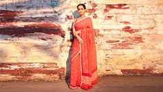 Dia Mirza Dazzles in Red Saree as She Looks Ethereal  During Bheed Promotions l PHOTOS