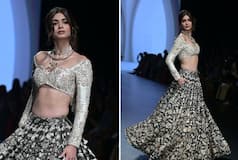 Diana Penty Embodies Modern Elegance in Sexy Off-Shoulder Blouse With Floral Embellished Lehenga- HOT PICS