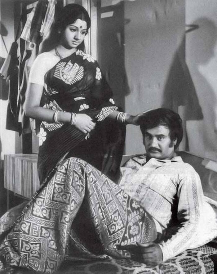 Did you know 13-year-old Sridevi played a mother to 25-year-old Rajinikanth?