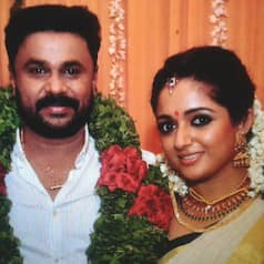 Malayalam actors Dileep and Kavya Madhavan tie knot in Kochi, see pics