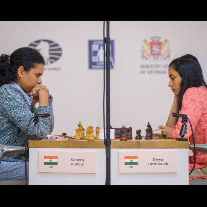 Divya Deskhmukh beat Koneru Humpy in the FIDE Womens World Cup 2025 final