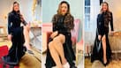 Divyanka Tripathi Looks Drop Dead Gorgeous in Black Thigh-High Slit Gown