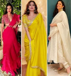 Diwali 2020 Best Dressed Celebs of Bollywood: Janhvi Kapoor, Anushka Sharma And Others Look Fab