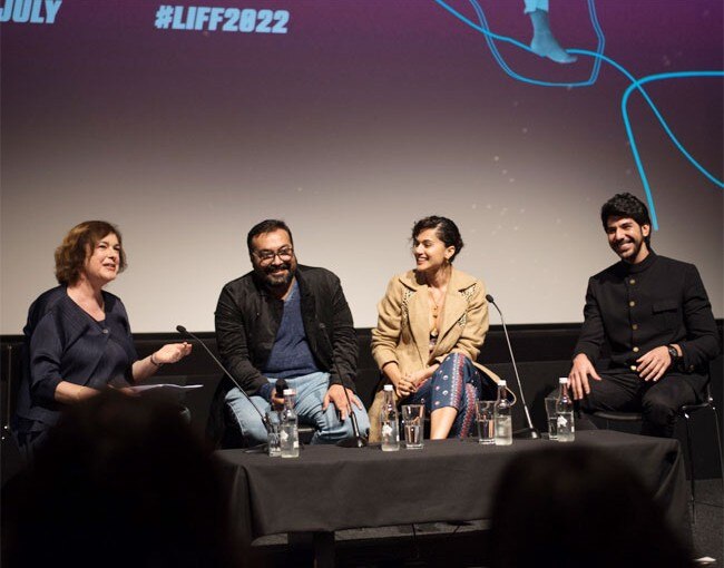 Taapsee Pannu Flaunts Retro Hair With Colourful Separates, Attends World Premiere of Dobaara at London Film Festival 2022 - See Pics