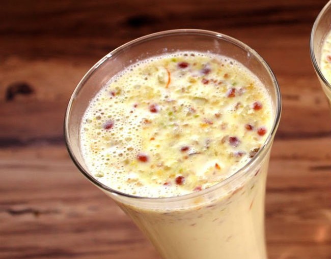 Dry fruit milk shake