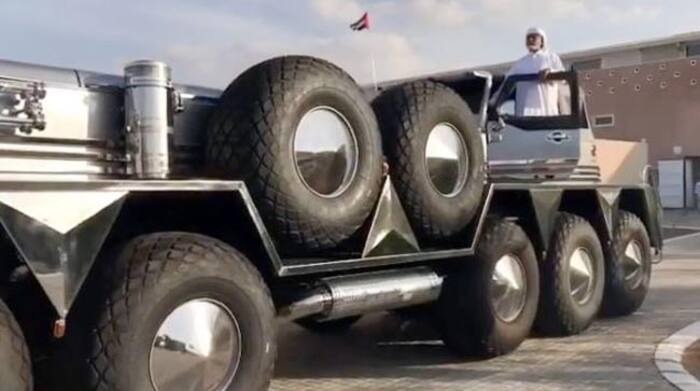 Dubai Sheikh Builds World's Biggest SUV named 'Dhabiyan'
