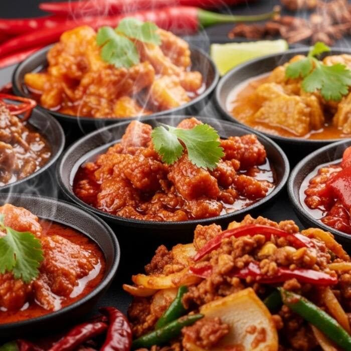 Eating spicy foods