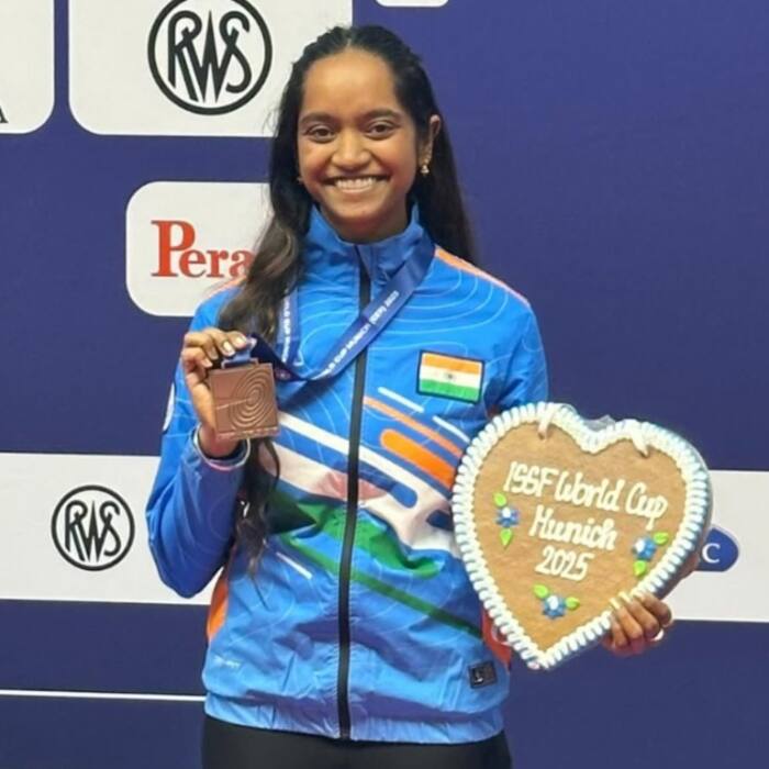 Elavenil Valarivan won the bronze medal