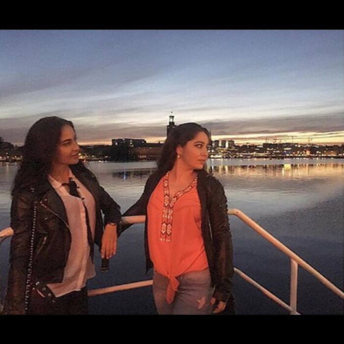 Elli Avrram holidaying in Stockholm