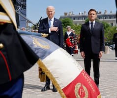 Emmanuel Macron Hosts Joe Biden For State Visit