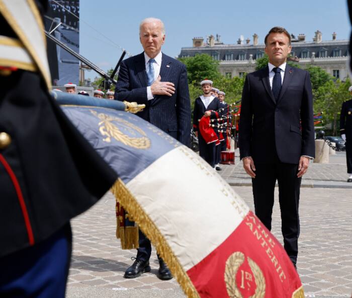 Emmanuel Macron Hosts Joe Biden For State Visit