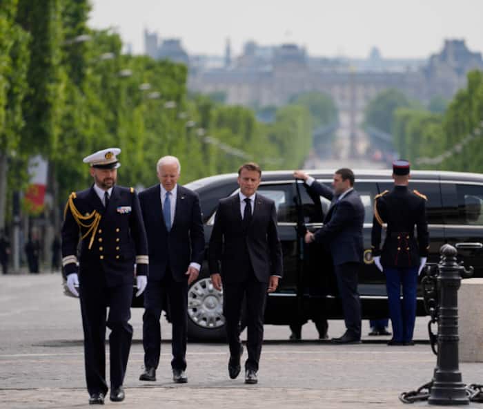 Emmanuel Macron Hosts Joe Biden For State Visit