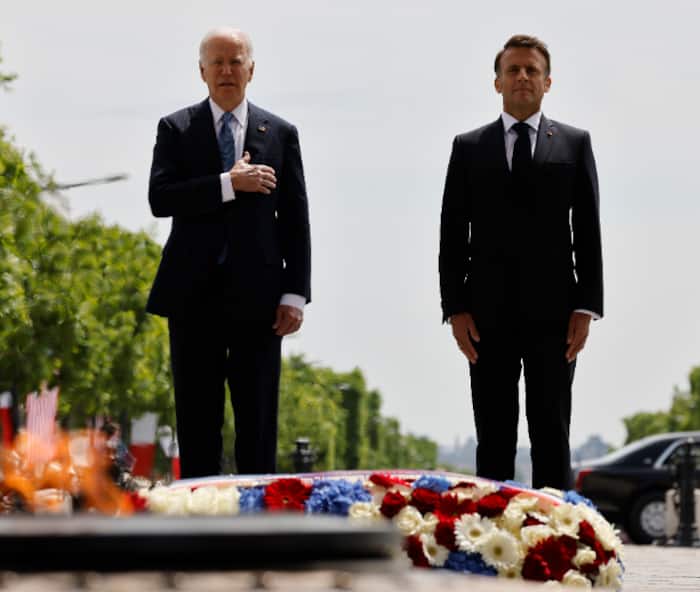 Emmanuel Macron Hosts Joe Biden For State Visit