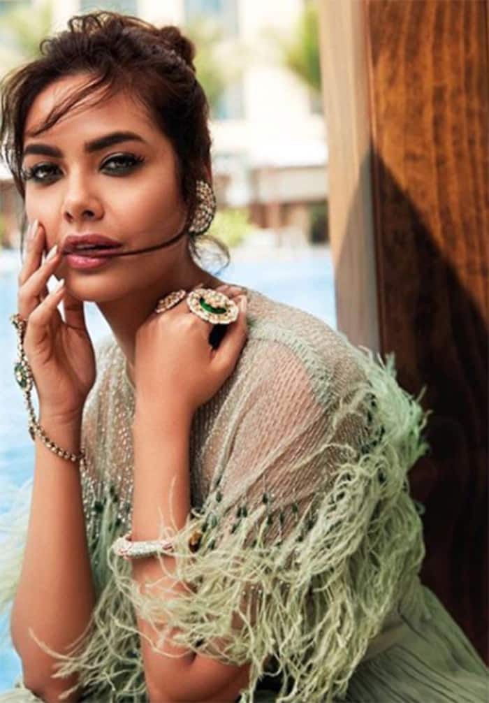 Esha Gupta makes a gorgeous summer bride for magazine cover