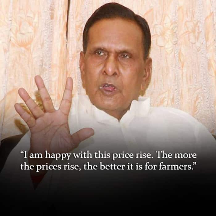 Ex Union minister Benny Prasad  Verma’s stamen on inflation