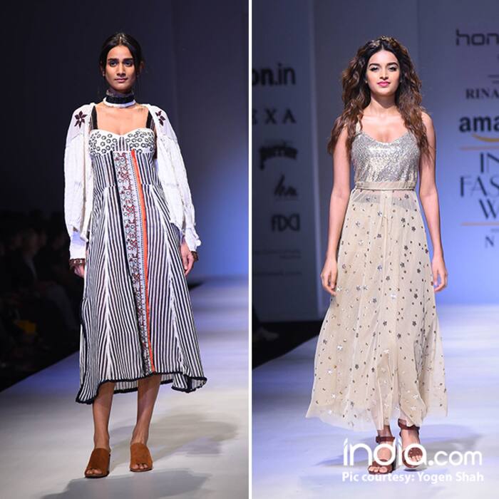 Famous designer Rina Dhaka’s collection at AIFW 2017 Day 2
