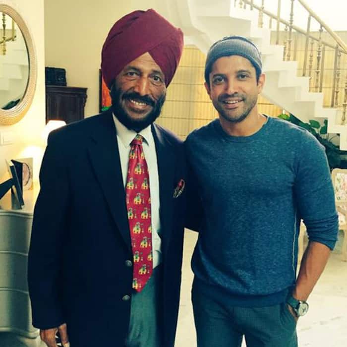 Farhan Akhtar in Bhaag Milkha Bhaag as Milkha Singh