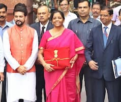 Finance Minister Nirmala Sitharaman Presenting Budget Over The Years - In Pics