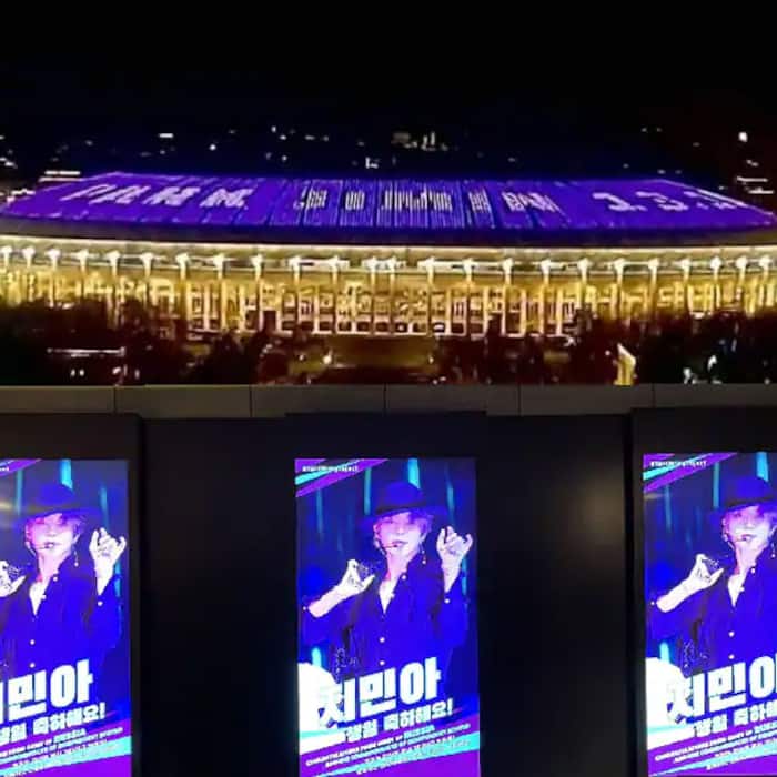 For Jimins Birthday, Russias Stadium Turns Purple