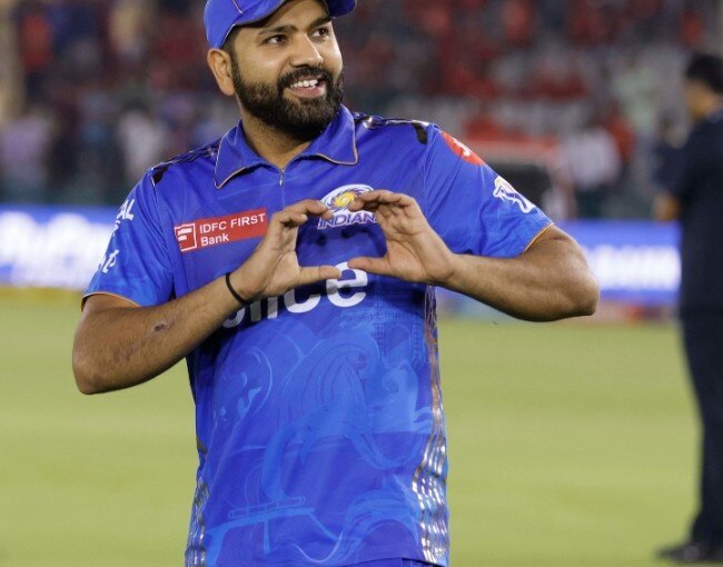 Former Mumbai Indians captain Rohit Sharma has a strike rate of 129.3 ...