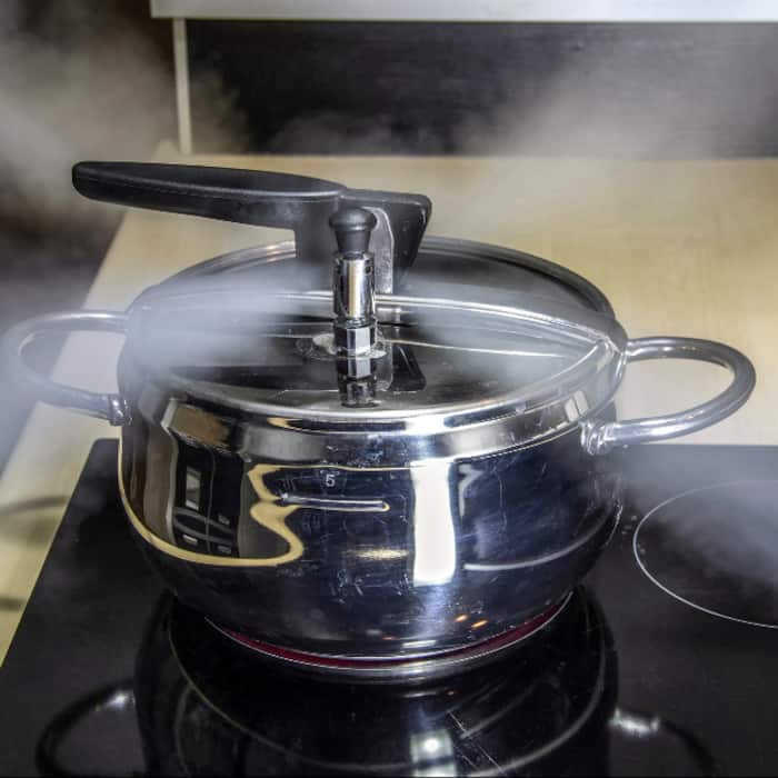 Gas consumption of pressure cooker and open cooking
