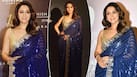 Gauri Khan Dazzles in a Blingy Blue Saree As She Attended Manish Malhotra’s Fashion Show| See Photos