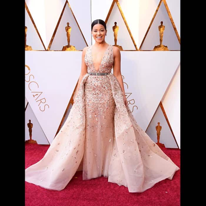 Gina Rodriguez at red carpet of Oscar Awards 2018