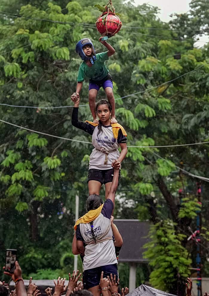 Girls gear up for Dahi Handi