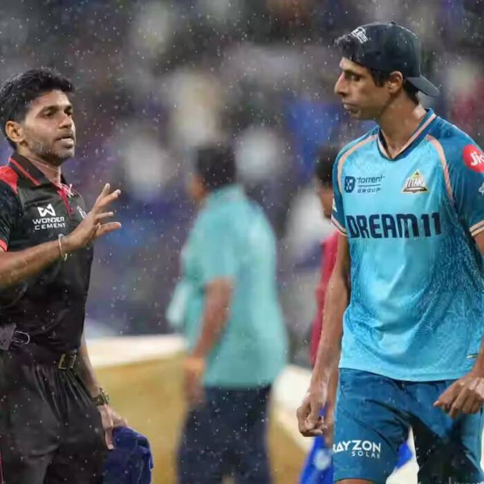 GT head coach Ashish Nehra was fined 25 per cent of match fees