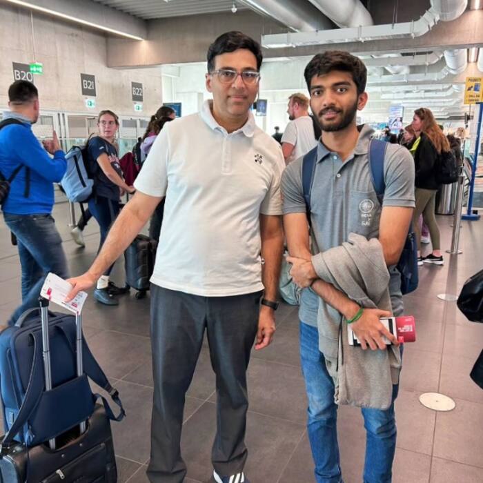 Gukesh is mentored by Viswanathan Anand