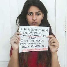 Gurmehar Kaur-ABVP row pictorial synopsis; from how it all started to the current situation!