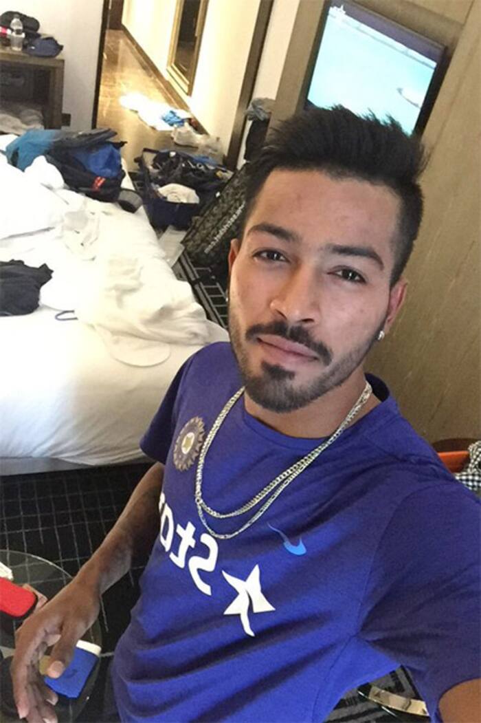 Hardik Pandya looks cute in this pic