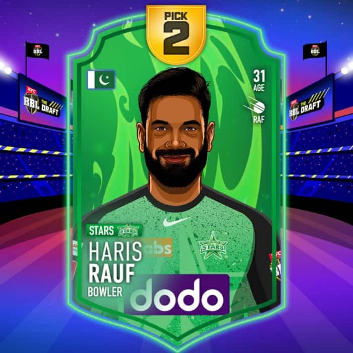 Haris Rauf was retained by Melbourne Stars